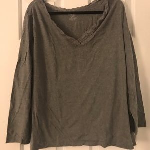 Gray shirt